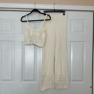 Crotchet 2-Piece Pant Set